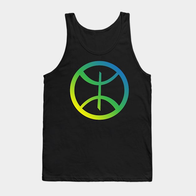 amazigh berber symbol with circle Tank Top by samzizou